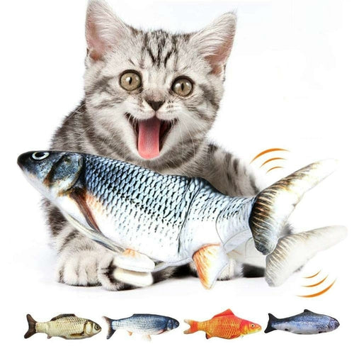 Elektrisches Fischspielzeug für Katzen